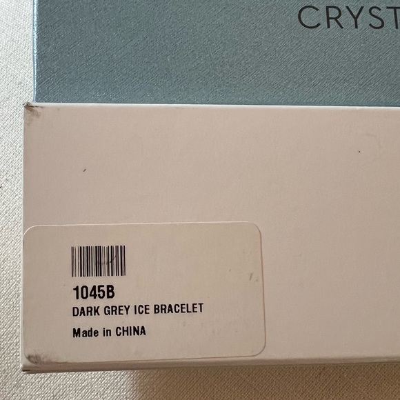Touchstone Crystal by Swarovski - Dark Grey Ice Bracelet - Excellent Condition - Picture 10 of 11